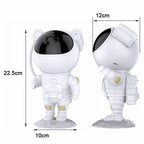 Novera Space Astronaut Galaxy Star Projector – 360° Rotating Nebula Night Light with Remote