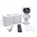 Novera Space Astronaut Galaxy Star Projector – 360° Rotating Nebula Night Light with Remote