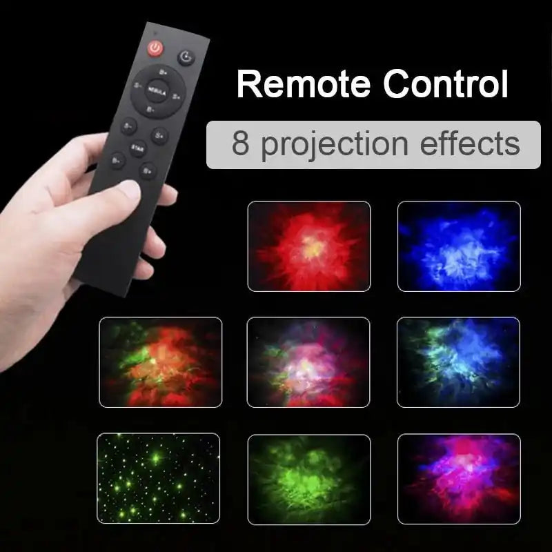 Novera Space Astronaut Galaxy Star Projector – 360° Rotating Nebula Night Light with Remote
