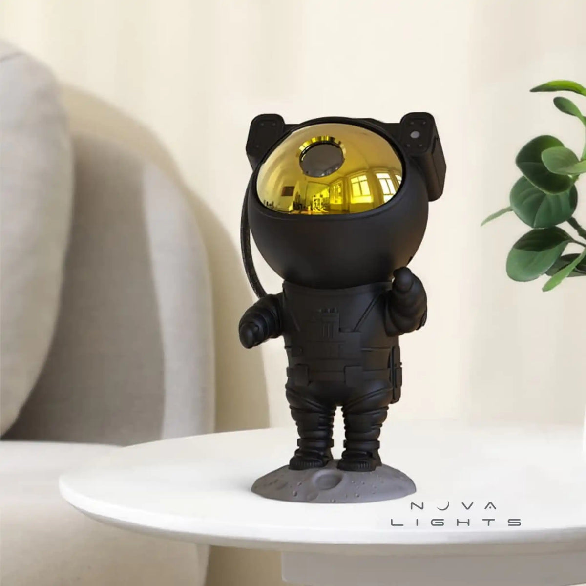 Novera Space Astronaut Galaxy Star Projector – 360° Rotating Nebula Night Light with Remote