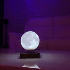 Novera Space Magnetic Levitating Moon Lamp – 3D Floating & Spinning Ambient Night Light
