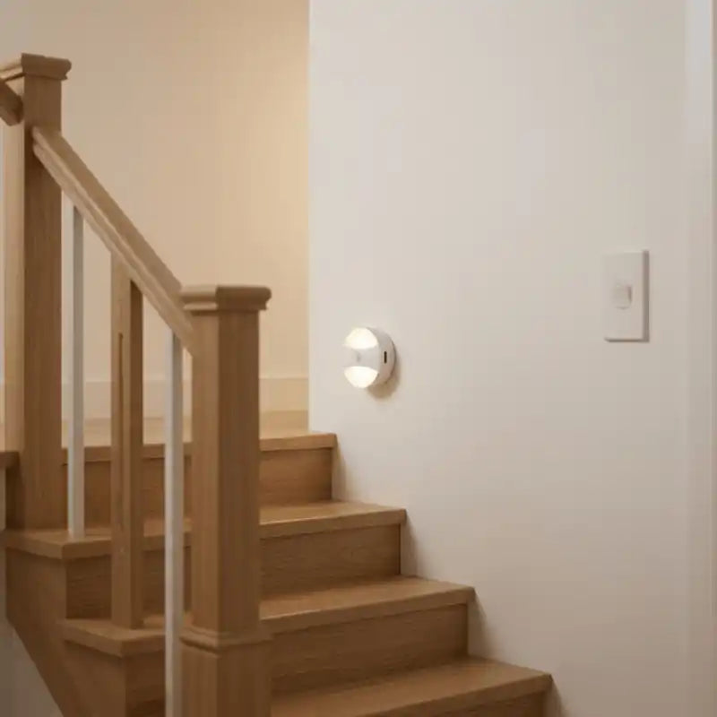 Novera Space Smart Linkable Motion Sensor Night Lights (2-Pack) – Cordless Stairway & Hallway Lamp