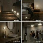 Novera Space Smart Linkable Motion Sensor Night Lights (2-Pack) – Cordless Stairway & Hallway Lamp
