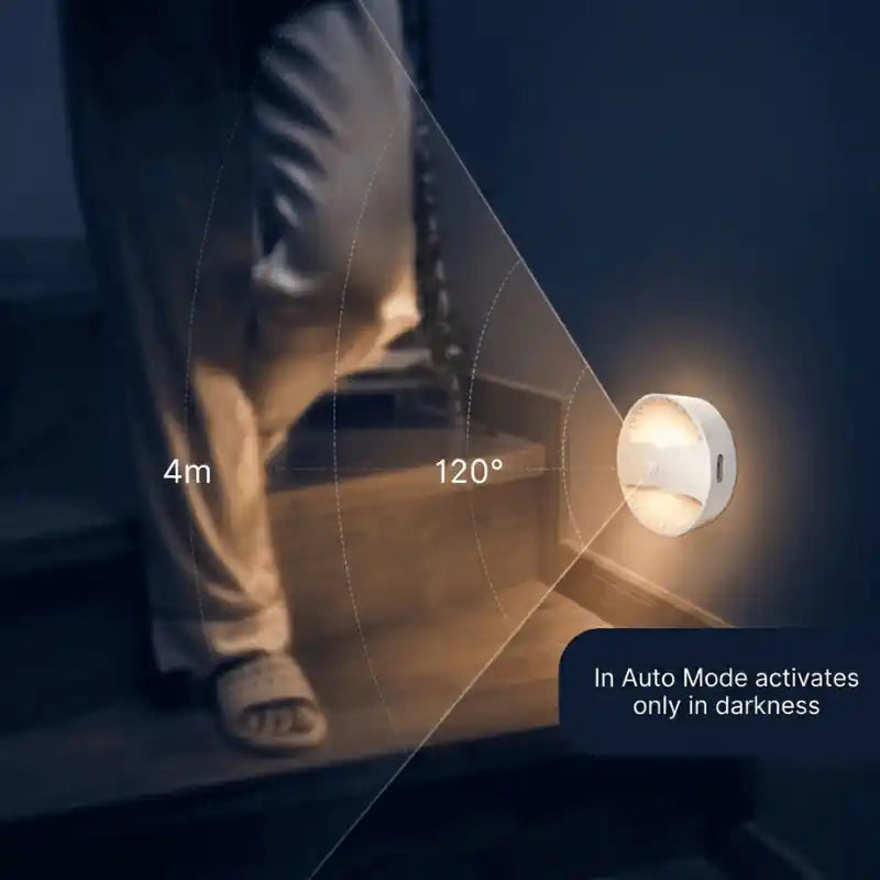 Novera Space Smart Linkable Motion Sensor Night Lights (2-Pack) – Cordless Stairway & Hallway Lamp