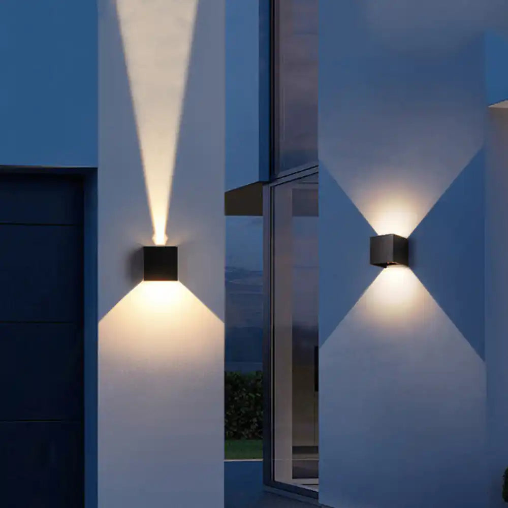 Novera Space Outdoor Rechargeable Motion Sensor Wall Light – Waterproof Cordless Porch Sconce