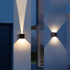 Novera Space Outdoor Rechargeable Motion Sensor Wall Light – Waterproof Cordless Porch Sconce