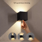 Novera Space Outdoor Rechargeable Motion Sensor Wall Light – Waterproof Cordless Porch Sconce