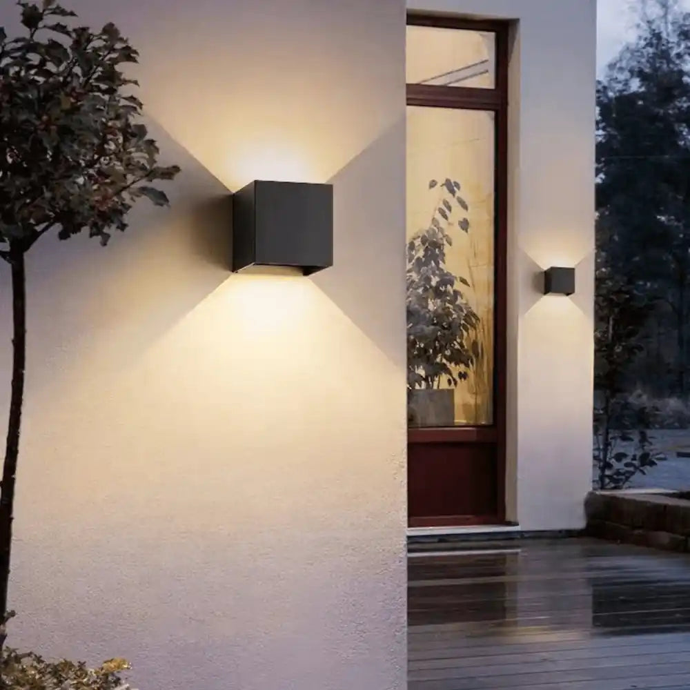 Novera Space Outdoor Rechargeable Motion Sensor Wall Light – Waterproof Cordless Porch Sconce