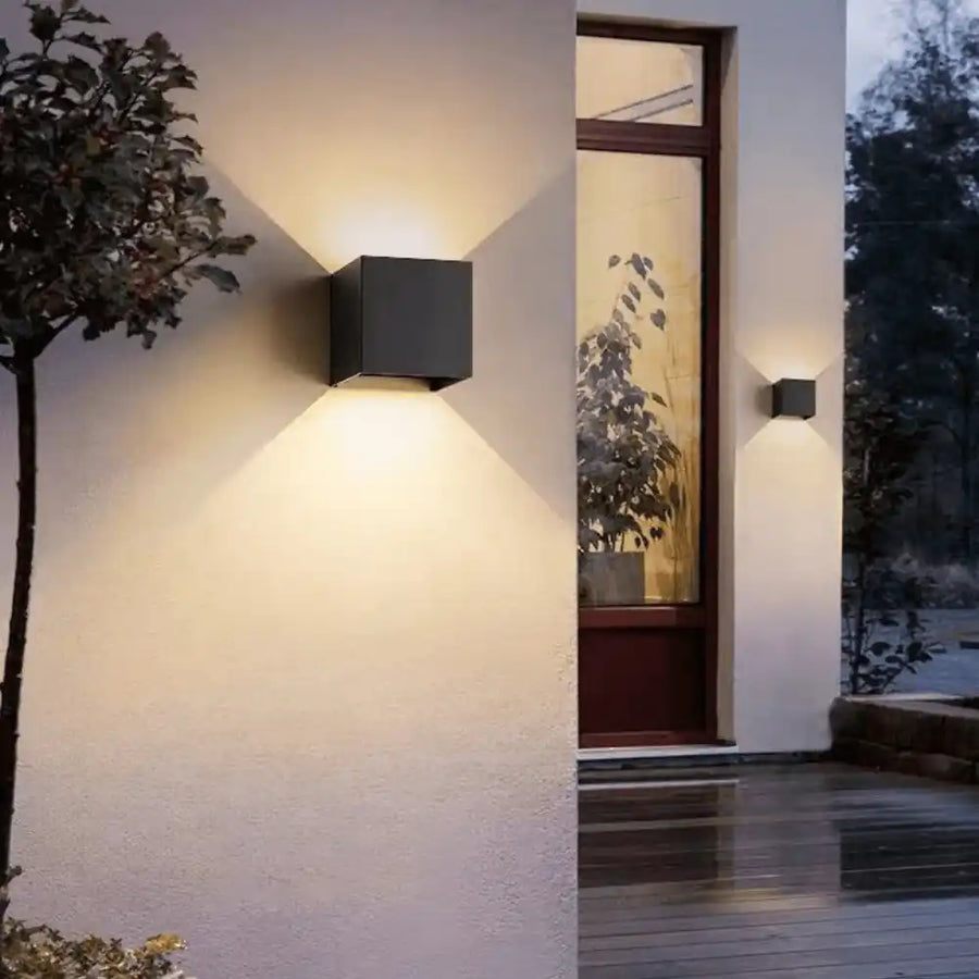 Novera Space Outdoor Rechargeable Motion Sensor Wall Light – Waterproof Cordless Porch Sconce