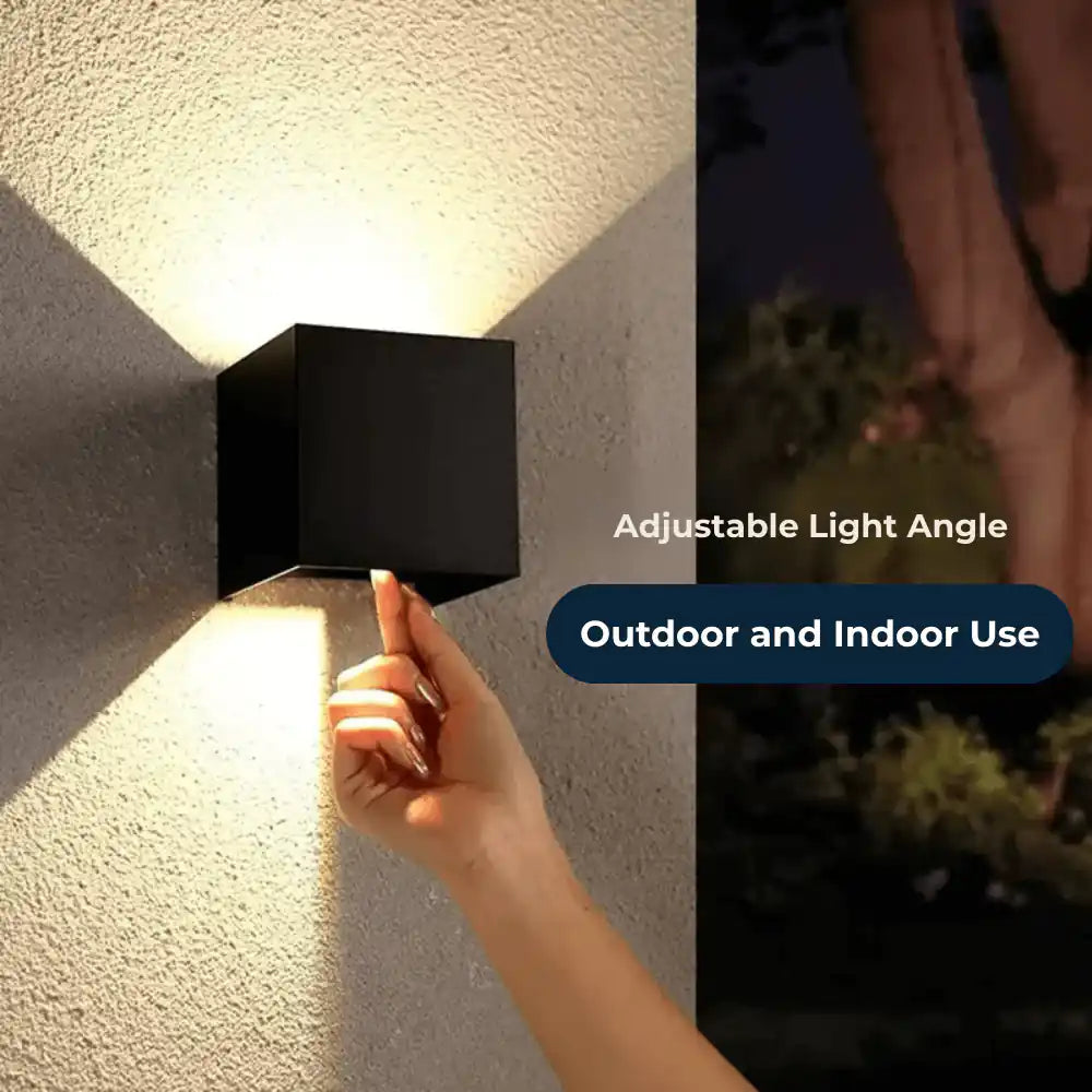Novera Space Outdoor Rechargeable Motion Sensor Wall Light – Waterproof Cordless Porch Sconce