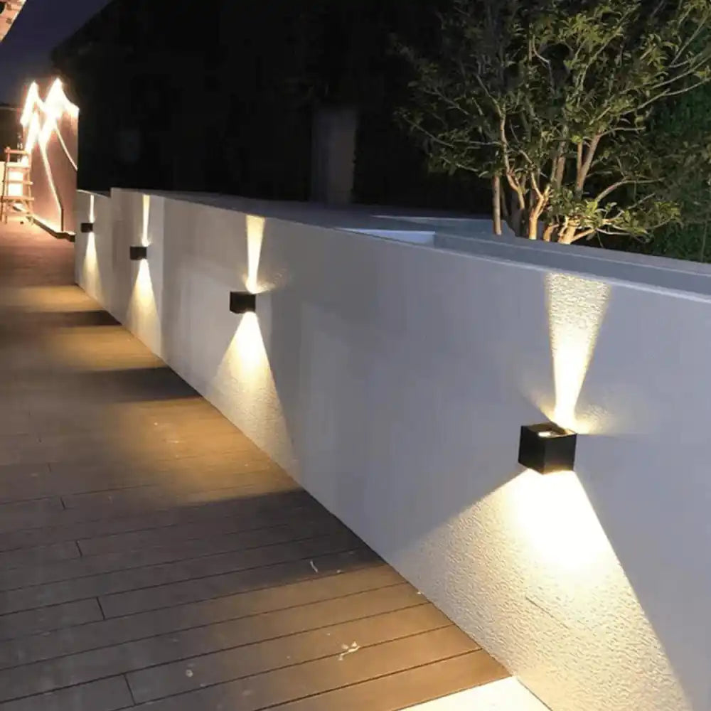 Novera Space Outdoor Rechargeable Motion Sensor Wall Light – Waterproof Cordless Porch Sconce