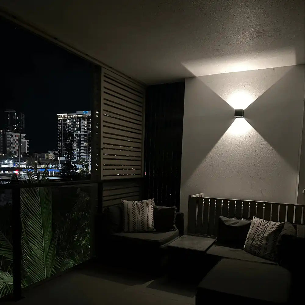 Novera Space Outdoor Rechargeable Motion Sensor Wall Light – Waterproof Cordless Porch Sconce