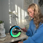 Novera Space 4-in-1 Smart Atmosphere Lamp – Fast Wireless Charger & Sunrise Alarm Clock