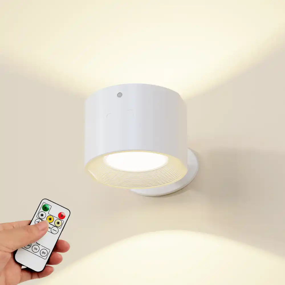 Novera Space Magnetic Rechargeable LED Wall Sconce – 360° Rotatable Dimmable Reading Lamp