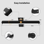 Novera Space Wireless LED Rechargeable Picture Light – Magnetic Dimmable Artwork Display Lamp