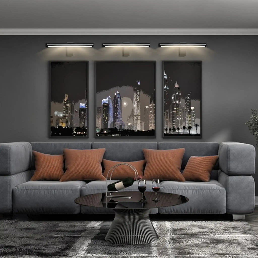 Novera Space Wireless LED Rechargeable Picture Light – Magnetic Dimmable Artwork Display Lamp