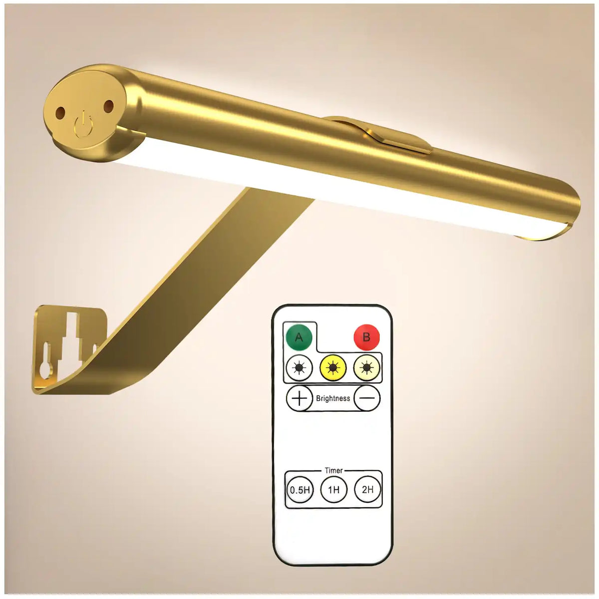 Novera Space Wireless LED Rechargeable Picture Light – Magnetic Dimmable Artwork Display Lamp
