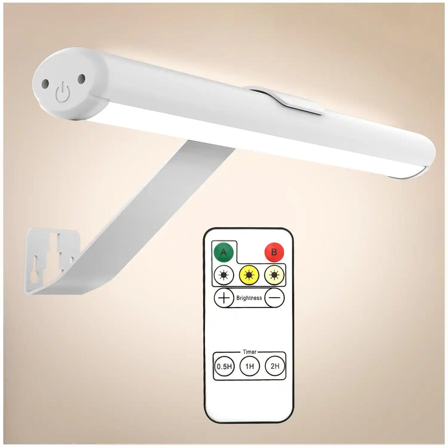 Novera Space Wireless LED Rechargeable Picture Light – Magnetic Dimmable Artwork Display Lamp